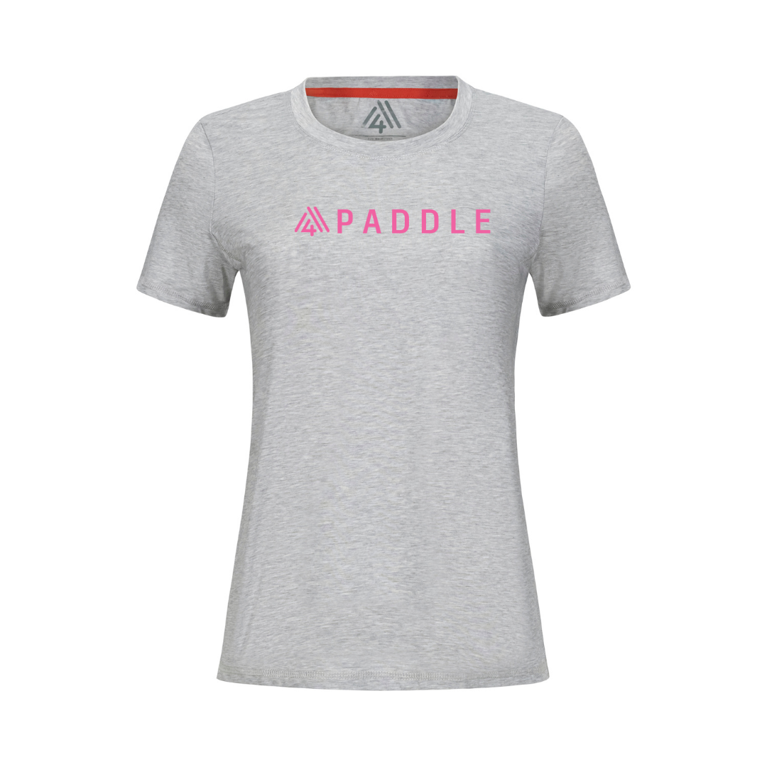 Women's Hybrid Tee - Paddle Heather Silver