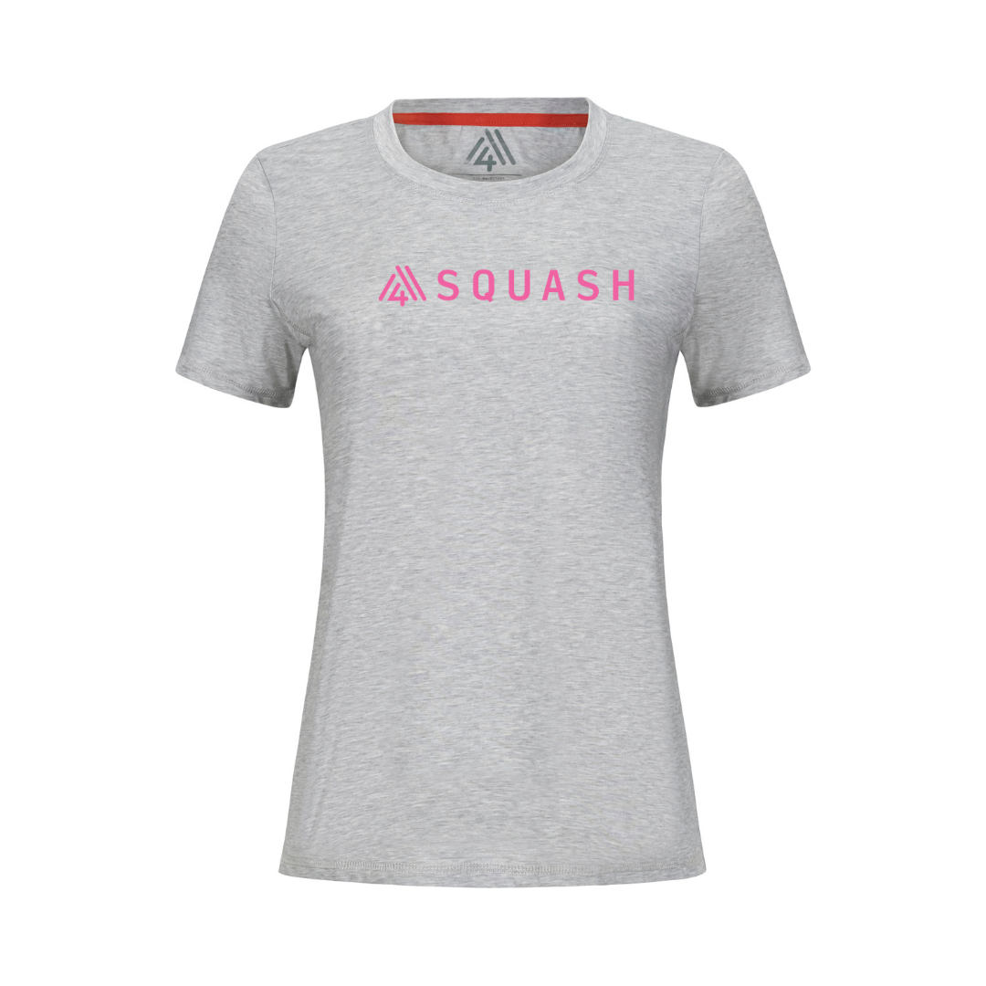 Women's Hybrid Tee - Squash Heather Silver