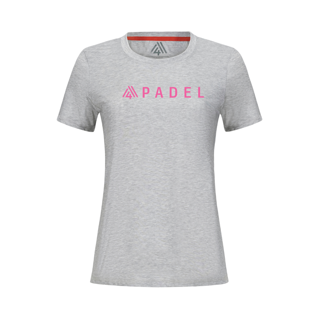 Women's Hybrid Tee - Padel Heather Silver