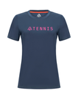 Women's Hybrid Tee - Tennis Navy