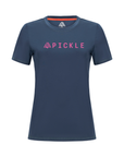 Women's Hybrid Tee - Pickle Navy