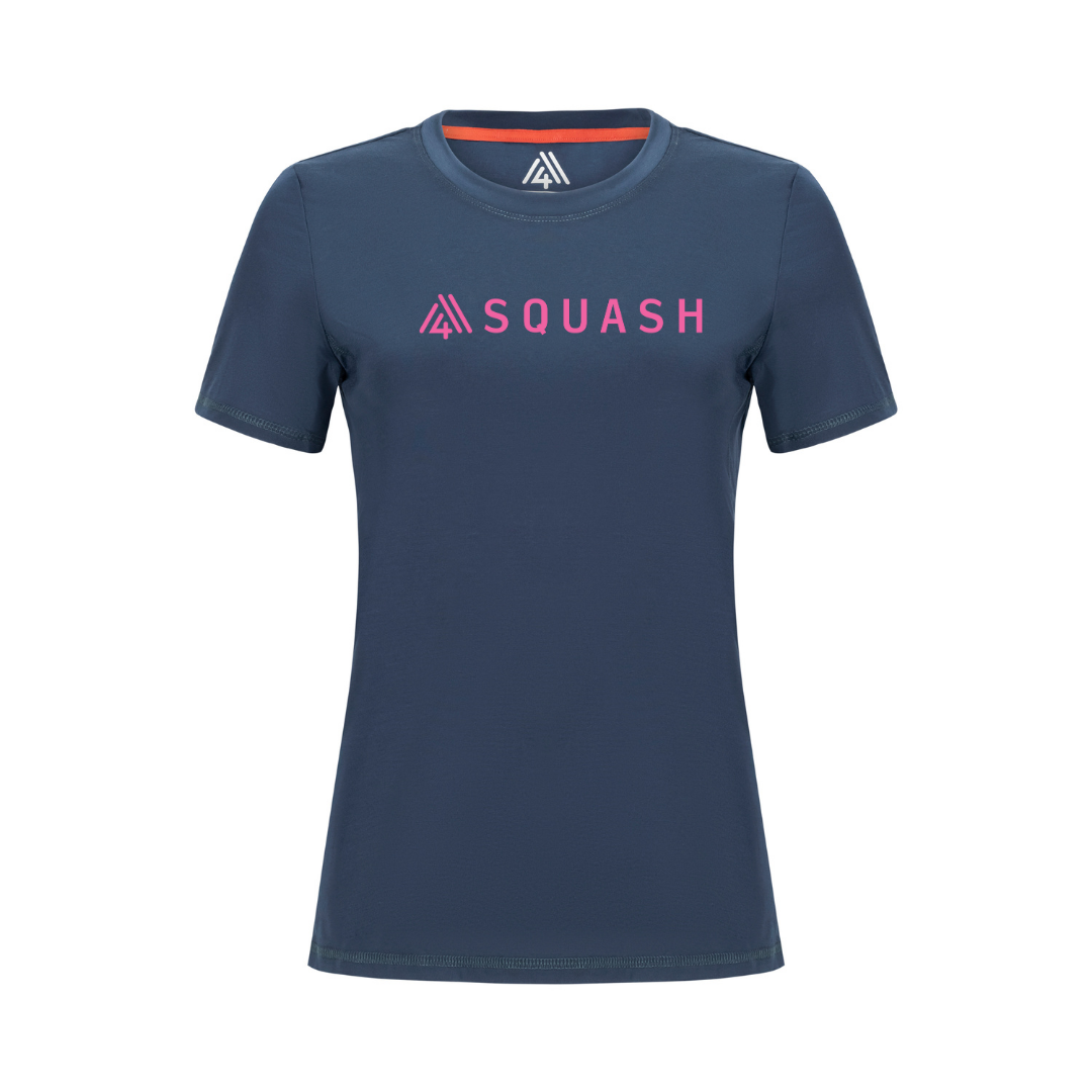 Women's Hybrid Tee - Squash Navy
