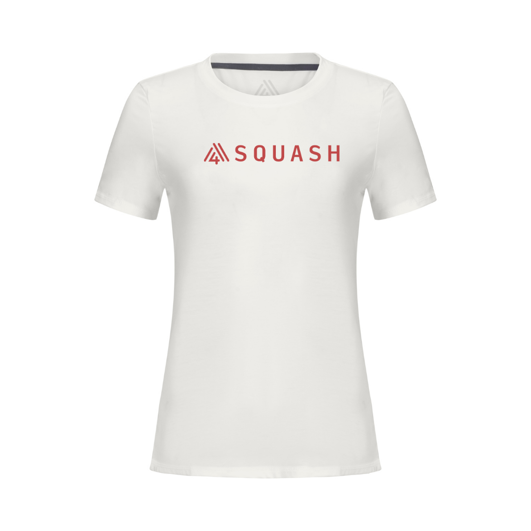 Women's Hybrid Tee - Squash White