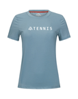 Women's Hybrid Tee - Tennis Arctic Blue