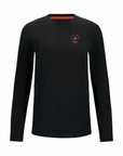 Women's Hybrid Long Sleeve Tee - Padel Black
