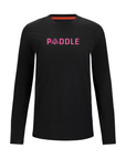 Women's Hybrid Long Sleeve Tee - Paddle Black