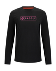 Women's Hybrid Long Sleeve Tee - Paddle Black