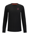 Women's Hybrid Long Sleeve Tee - Squash Black