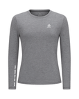 Women's WAYM4 Hybrid Long Sleeve Tee - Paddle Heather Grey