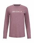 Women's Hybrid Long Sleeve Tee - Pickle Heather Red