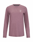 Women's Hybrid Long Sleeve Tee - Padel Heather Red