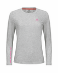Women's WAYM4 Hybrid Long Sleeve Tee - Tennis Heather Silver
