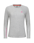 Women's WAYM4 Hybrid Long Sleeve Tee - Paddle Heather Silver