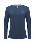 Women's Hybrid Long Sleeve Tee - Squash Navy