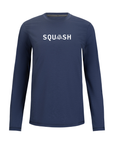 Women's Hybrid Long Sleeve Tee - Squash Blue Indigo