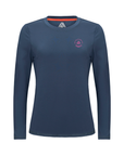 Women's Hybrid Long Sleeve Tee - Tennis Navy
