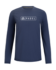 Women's Hybrid Long Sleeve Tee - Padel Blue Indigo