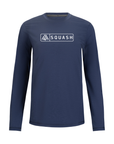 Women's Hybrid Long Sleeve Tee - Squash Blue Indigo