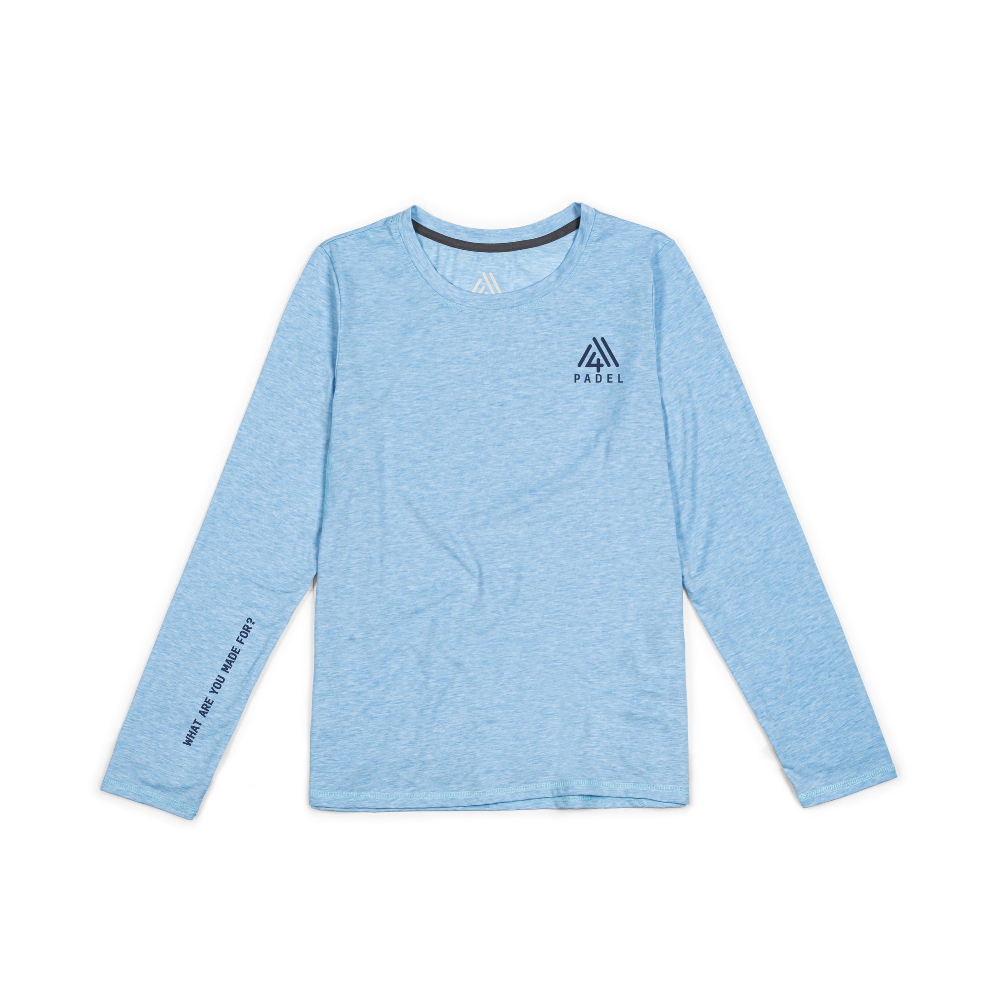 Women's Hybrid Long Sleeve Tee - Padel Heather Blue