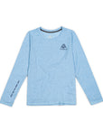Women's Hybrid Long Sleeve Tee - Pickle Heather Blue