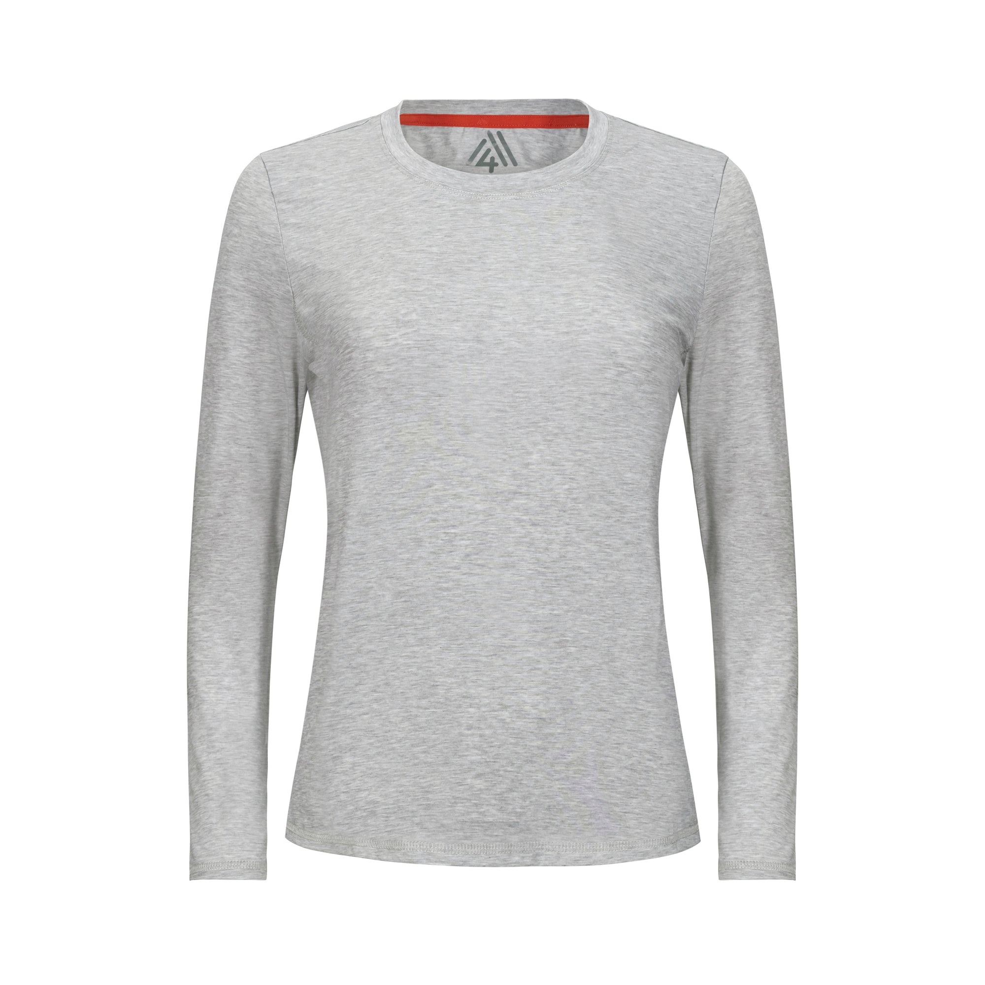 Women's Hybrid Long Sleeve Tee Heather Silver