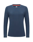 Women's Hybrid Long Sleeve Tee Navy