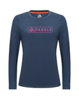 Women's Hybrid Long Sleeve Tee - Paddle Navy