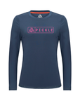 Women's Hybrid Long Sleeve Tee - Pickle Navy