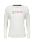 Women's Hybrid Long Sleeve Tee - Padel White