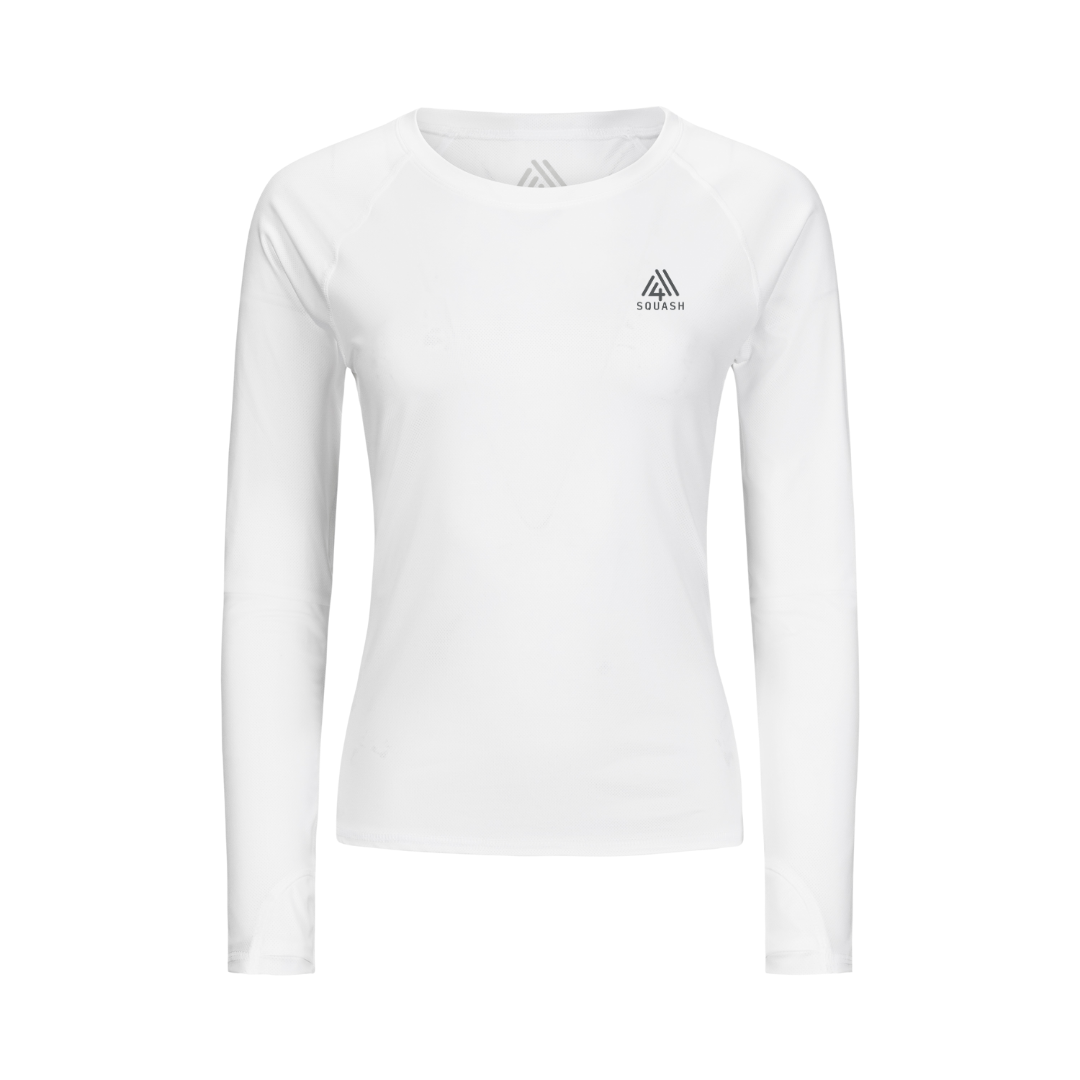 Women's Elite Long Sleeve Tee - Squash White
