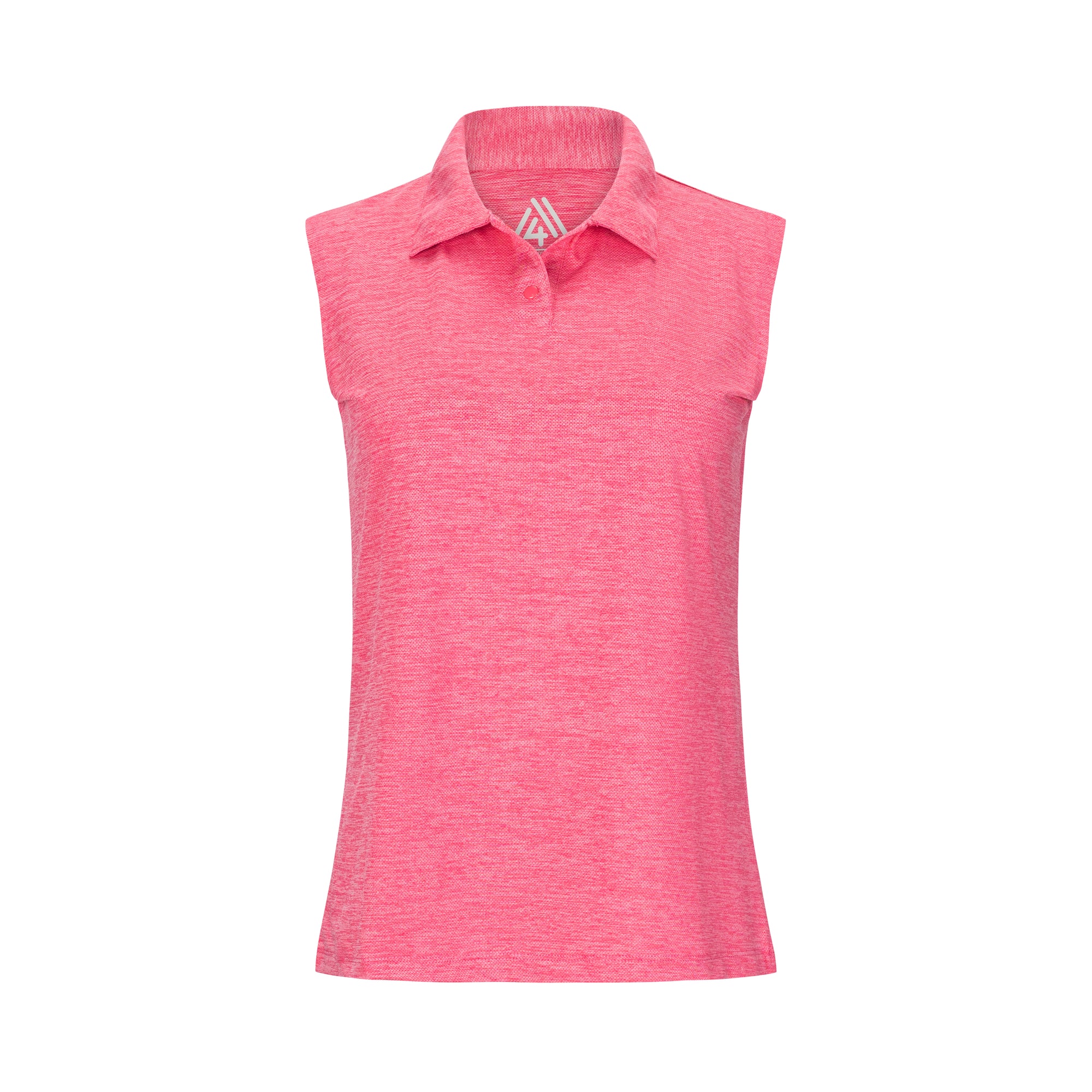 Women's Elite Sleeveless Polo Bright Pink
