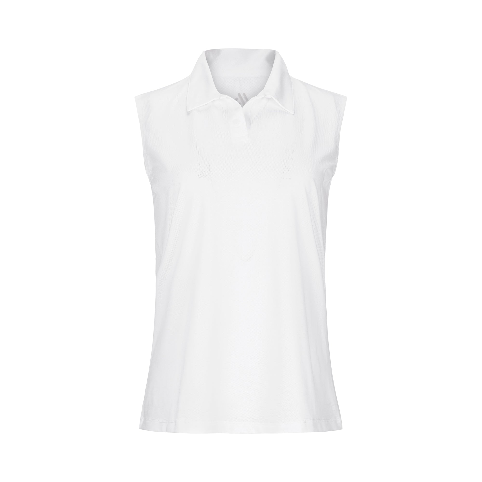 Women's Elite Sleeveless Polo White