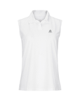 Women's Elite Sleeveless Polo - Squash White