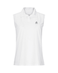 Women's Elite Sleeveless Polo - Tennis White