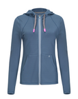 Women's Stealth Hoodie - Tennis Steely Blue