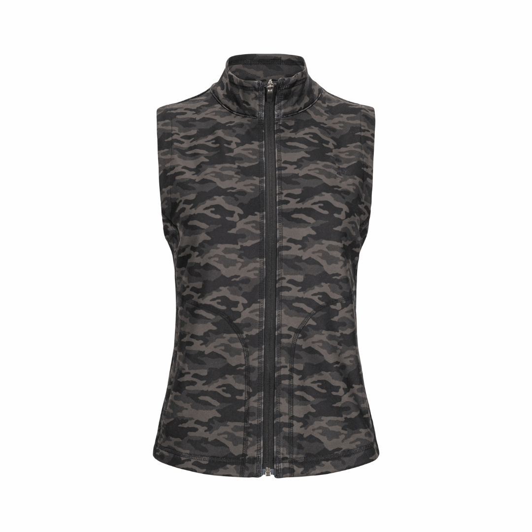 Women's Stealth Camo Vest - Squash Black Camo