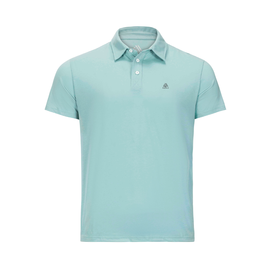 Men's Hybrid Polo - Paddle Aruba Blue