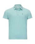 Men's Hybrid Polo - Paddle Aruba Blue