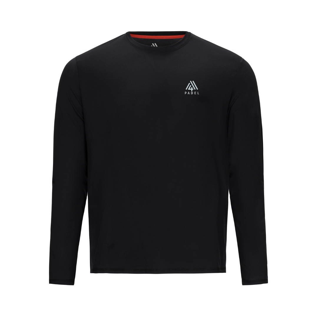 Men's Elite Long Sleeve Tee - Padel Black