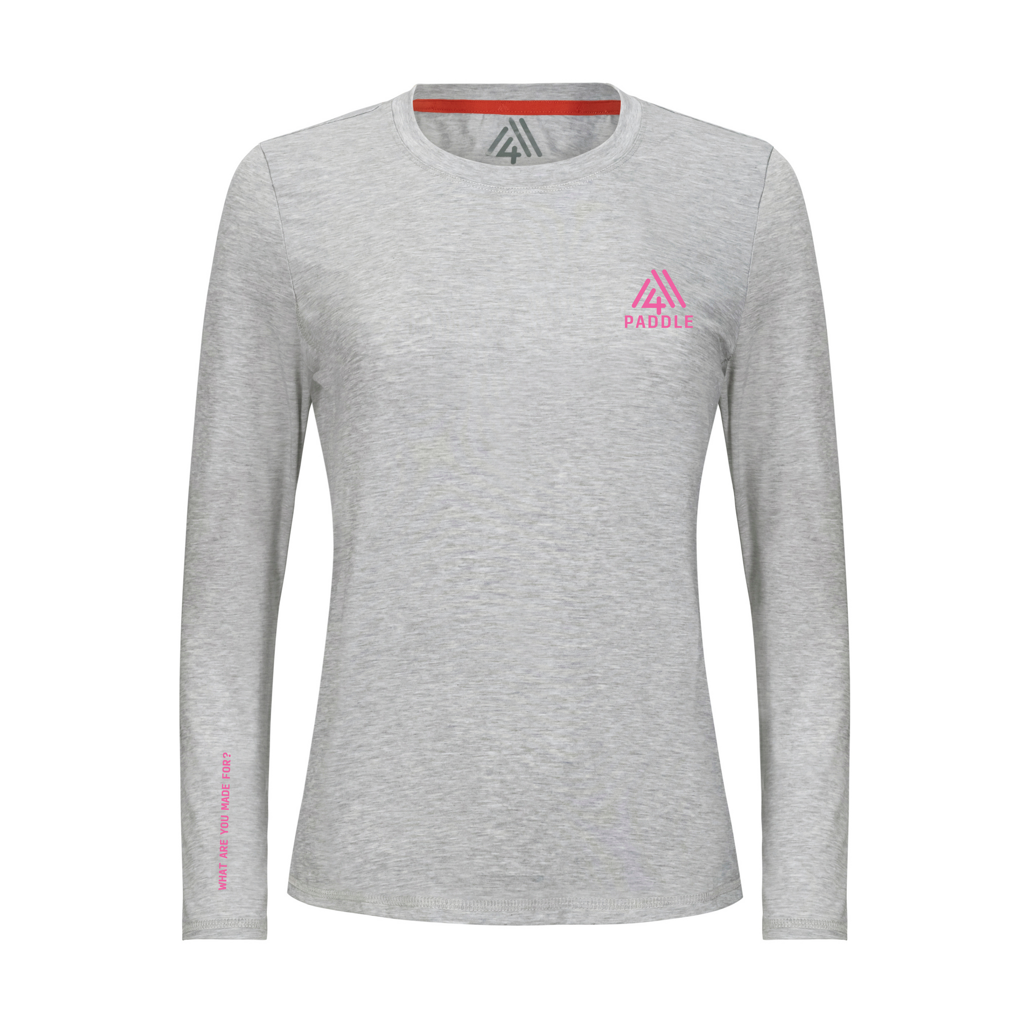 Women's WAYM4 Hybrid Long Sleeve Tee - Paddle Heather Silver