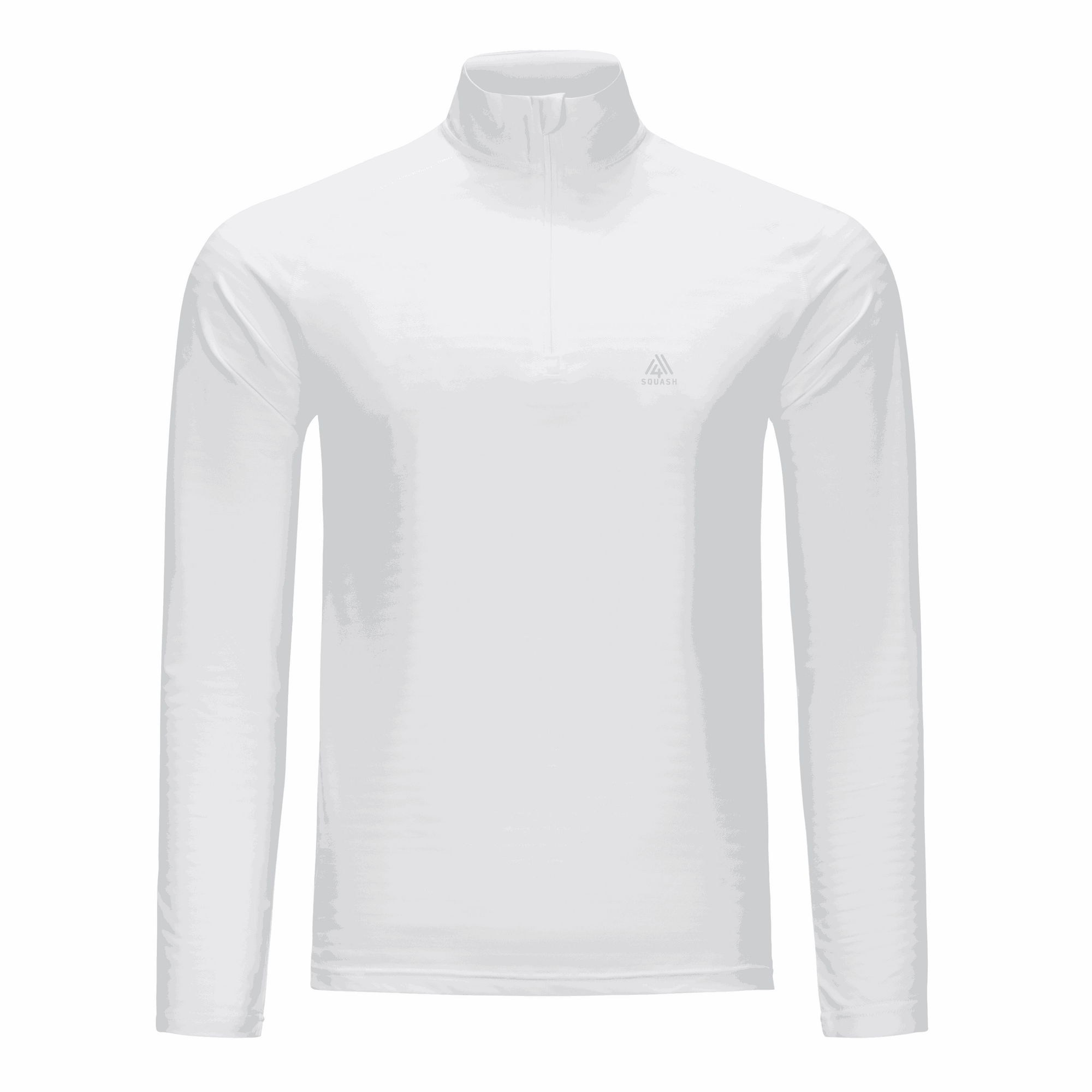 Men's Active Stripe Quarter Zip - Squash White
