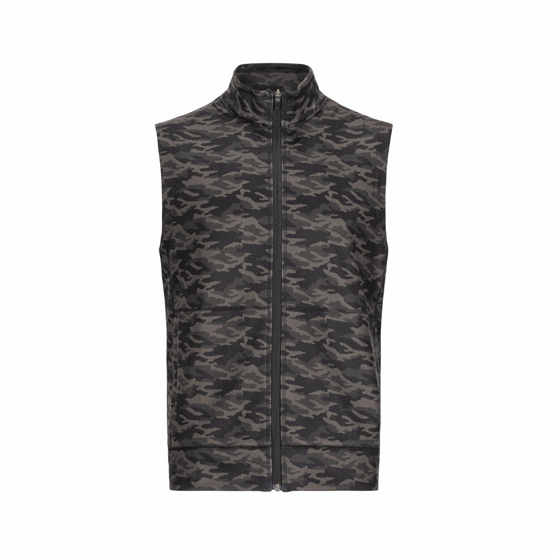 Men's Stealth Camo Vest - Paddle Black Camo