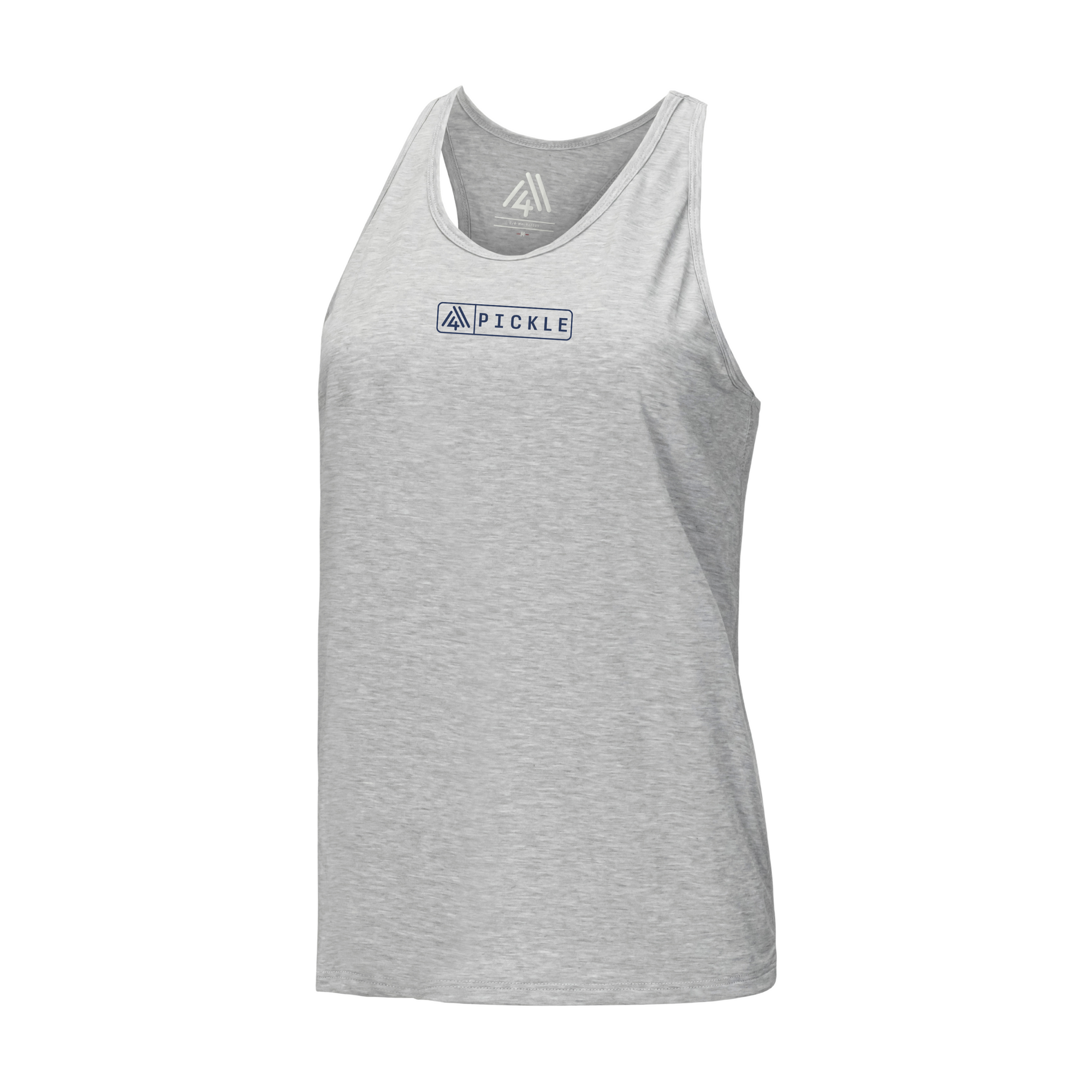Women's Hybrid Tank - Pickle Heather Silver