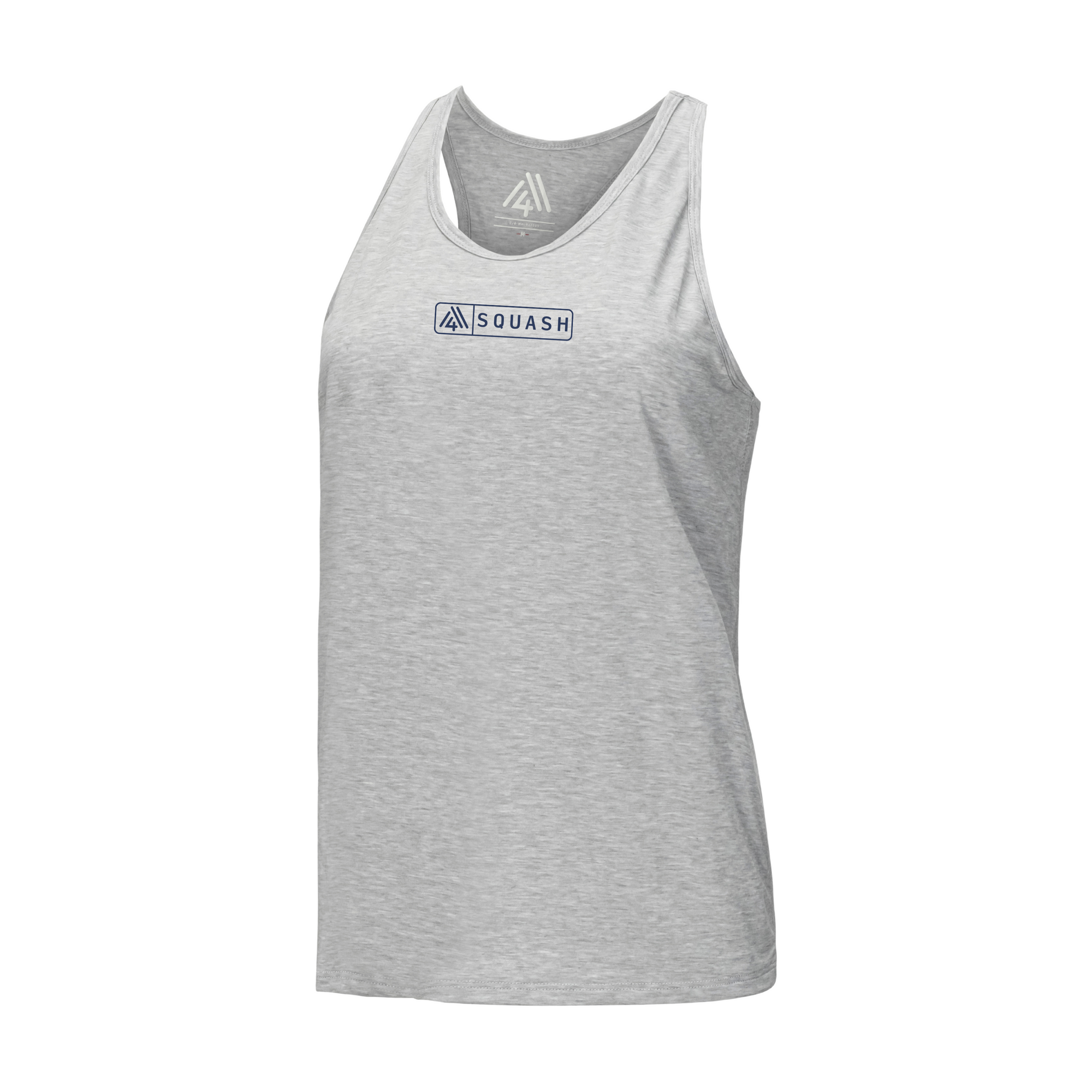 Women's Hybrid Tank - Squash Heather Silver