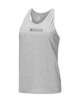 Women's Hybrid Tank - Squash Heather Silver