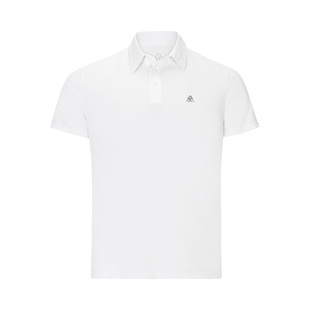 Men's Hybrid Polo - Paddle White