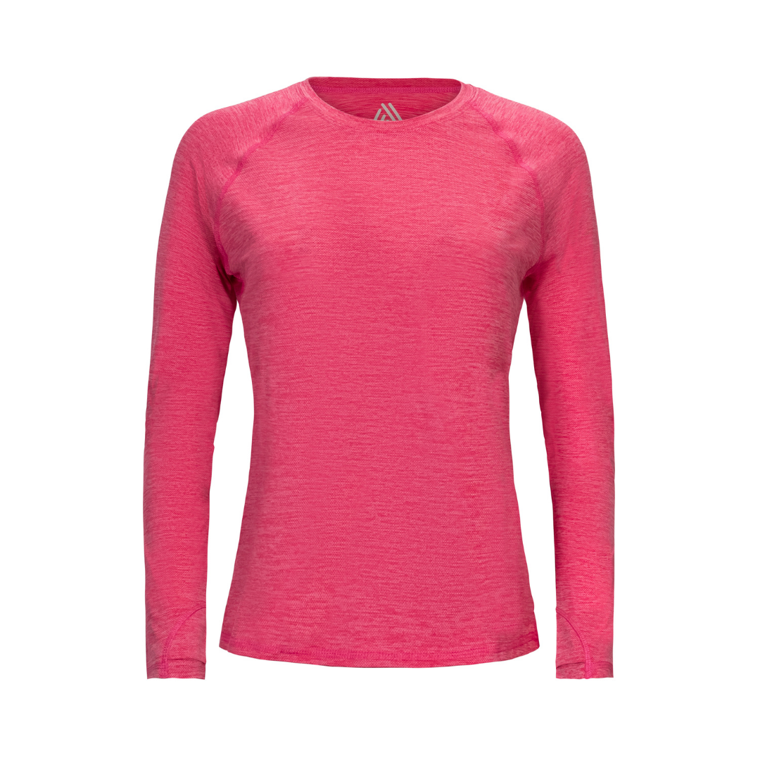 Women's Elite Long Sleeve Tee Bright pink