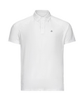Men's Active Stripe Polo White