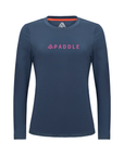 Women's Hybrid Long Sleeve Tee - Paddle Navy