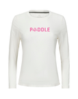 Women's Hybrid Long Sleeve Tee - Paddle White